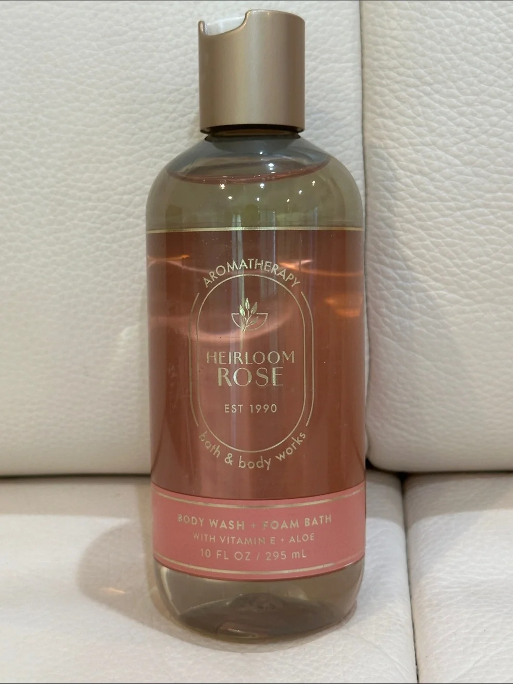 Bath and Body Works Heirloom Rose BodyWash and Cream Bundle Full Size